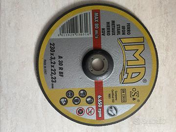 Dischi abrasivi da taglio misure - 230x3,2x22,33mm