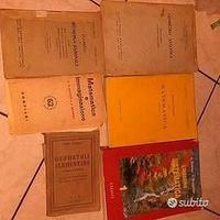 Vecchi libri di matematica