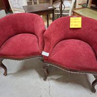 Coppia poltroncine velluto 
