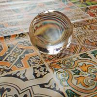 sfera vetro acrilico 