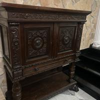 Credenza antica 120×140×45 cm – legno massello