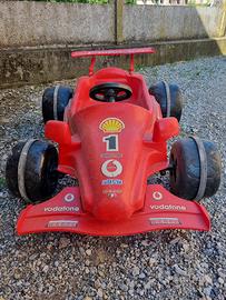 Macchinina a pedali vintage rossa