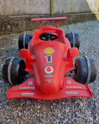 Macchinina a pedali vintage rossa