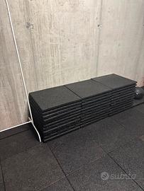 Pavimento gommato palestra 5cm spessore 12m^2