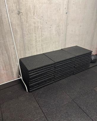Pavimento gommato palestra 5cm spessore 12m^2