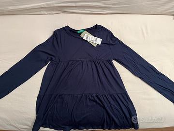 Maglia a  manica lunga Benetton bambina taglia L