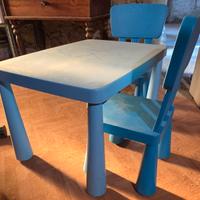 Tavolo e sedie mammut ikea