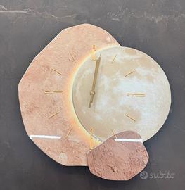 OROLOGIO DA PARETE EFFETTO STONE/PIANETI
