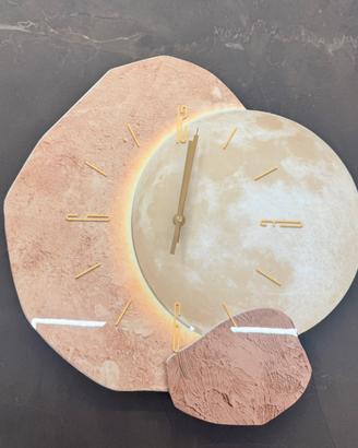 OROLOGIO DA PARETE EFFETTO STONE/PIANETI