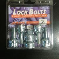 4 bulloni antifurto 14x1,5 auto audi vw mercedes