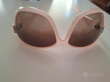 occhiali da sole beige Gucci originali 