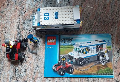 LEGO City 60043 - Furgone Polizia e Quad