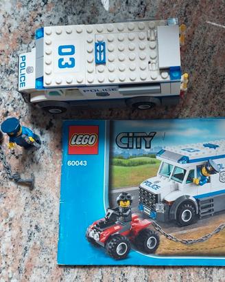 LEGO City 60043 - Furgone Polizia e Quad