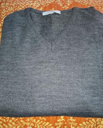 MAGLIONE UOMO MISTO LANA COLORE ANTRACITE