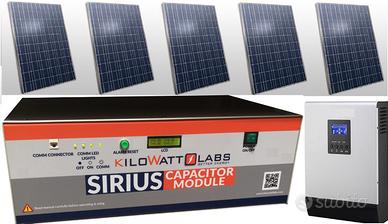 Fotovoltaico 1,5 kw accumulo grafene 3 kw inverter