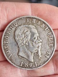 moneta in argento 1871