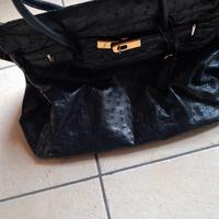 borsa pelle di struzzo