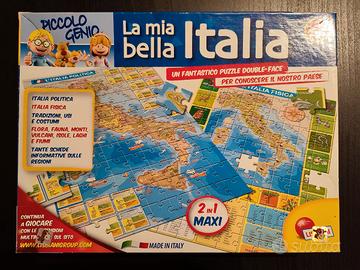 2 Puzzle "La mia bella Italia (Fisica, politica)"