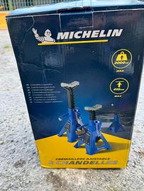 2 Cavalletti Auto MICHELIN 2T a Cremagliera -