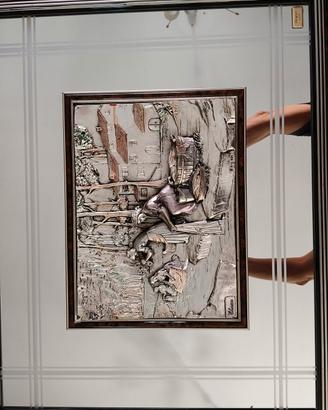 quadro specchio vintage firmato