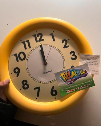 Orologio vintage GUZZINI anni '90 kinder