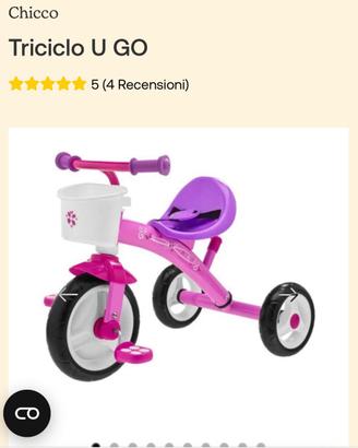 Triciclo chicco Ugo