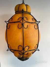 Lampada vetro soffiato