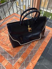 Borsa Les Copains pelle blu