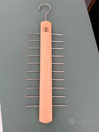 Portacravatte vintage in legno