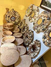 Oggetti fatti a mano.