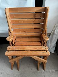 Seggiola che diventa tavolino