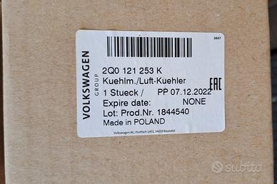 RADIATORE  VOLKSWAGEN COMPATIBILE POLO 