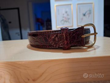 Cintura in coccodrillo 