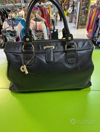 Borsa Pollini vintage in pelle nera