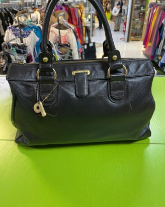 Borsa Pollini vintage in pelle nera