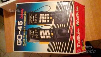 Talkie walkie 7 transistor anni 80