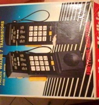 Talkie walkie 7 transistor anni 80
