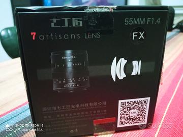 Obiettivo 7 artisans Lens 55MM F 1.4