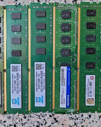 RAM DDR3 8GB 1600MHz Moduli Vari