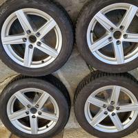 Cerchi lega 16'' originali Audi + gomme invernali