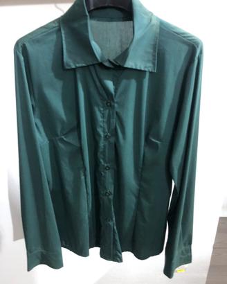 Camicia donna verde