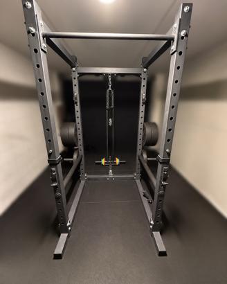 POWER RACK COMPLETO CAVI + ACCESSORI - HOME GYM