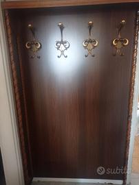 Appendiabiti a pannello d'epoca