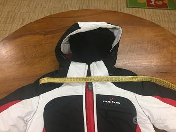 Tuta da sci Bianca e Nera Bambino