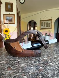 Espositore Vini Zoccolo Francese legno