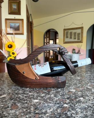 Espositore Vini Zoccolo Francese legno