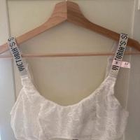 Bralette bianca e nera Victoria’s Secret