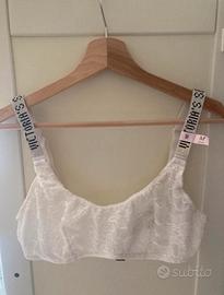Bralette bianca e nera Victoria’s Secret