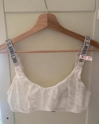 Bralette bianca e nera Victoria’s Secret