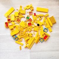 LEGO Vintage Yellow Bulk lotto giallo raro